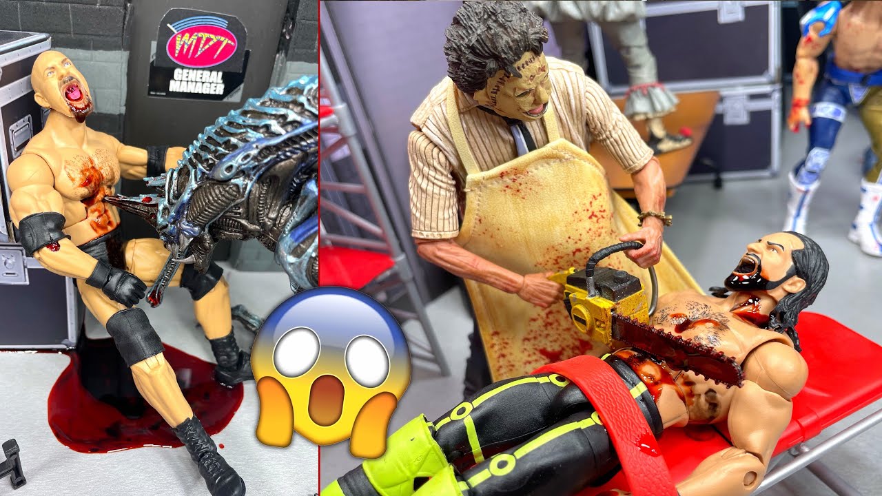 БЕЗУМНАЯ УЖАСНАЯ СБОРКА ФИГУРОК WWE!