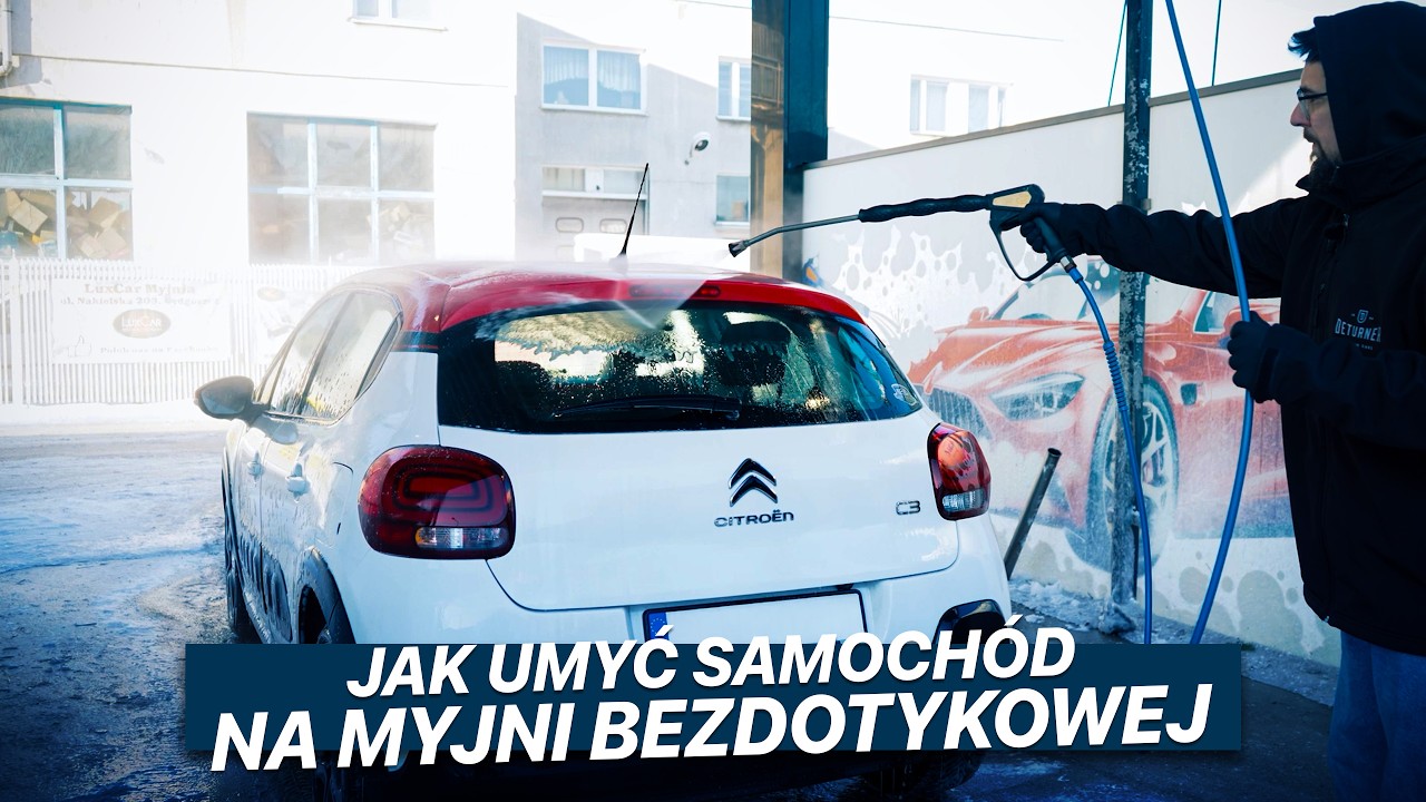 Jak dobrze umyć samochód na myjni bezdotykowej ZIMĄ? | #DETURNER