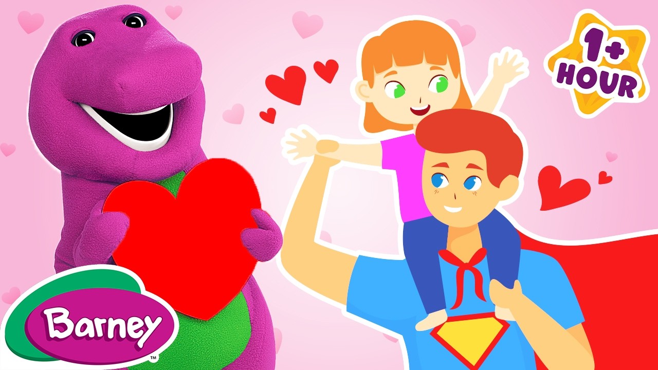 Hooray for Moms and Dads | Nursery Rhymes for Kids | Barney the Dinosaur