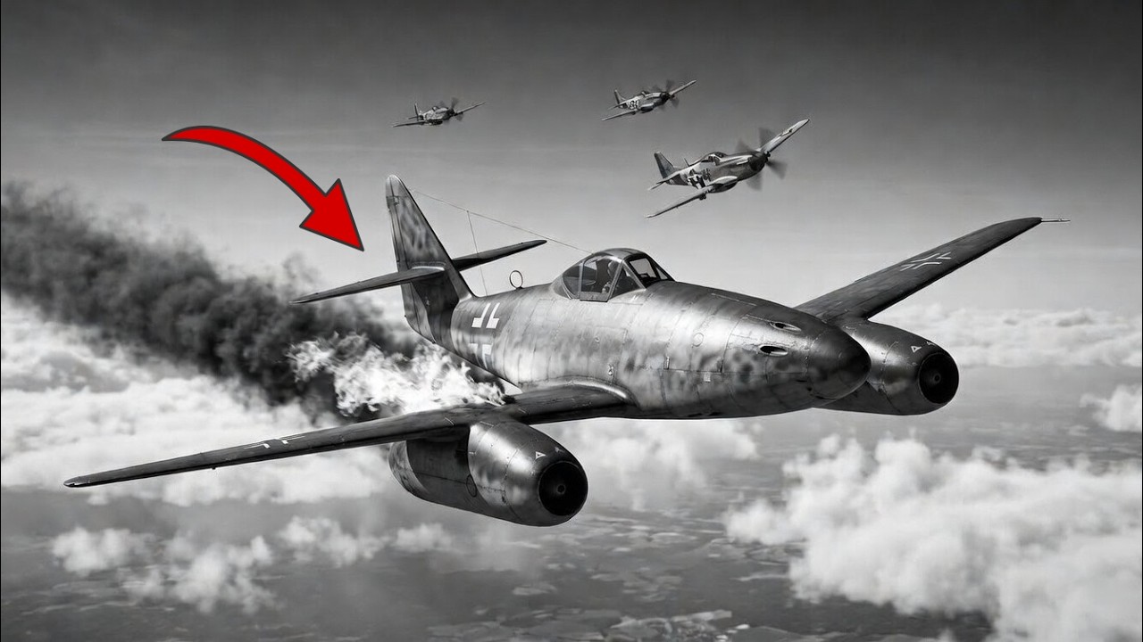 Drei Mustangs wollten die Me 262 gerade den Rest geben – da tat dieser Pilot das Unmögliche