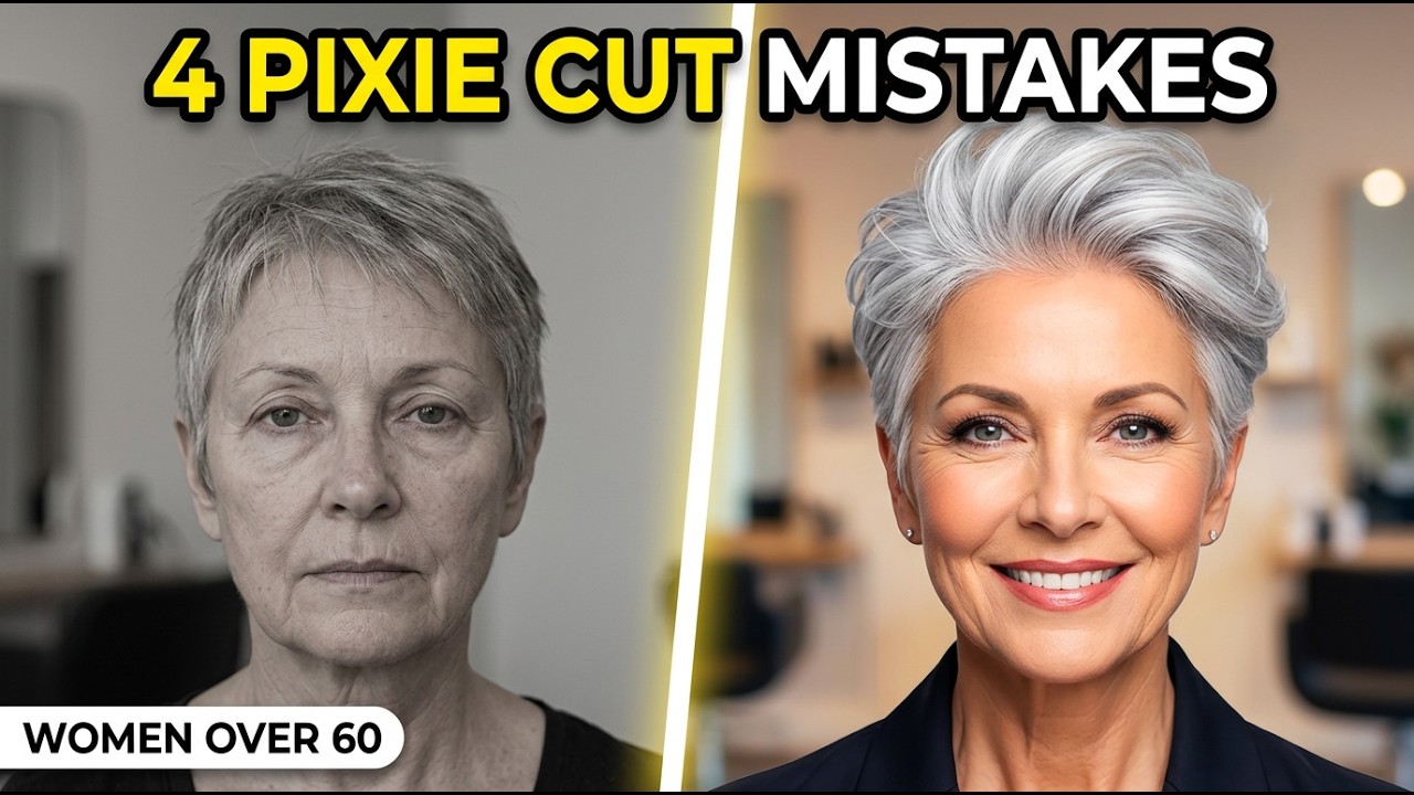 4 Pixie Cut Mistakes Women Over 60 Should AVOID