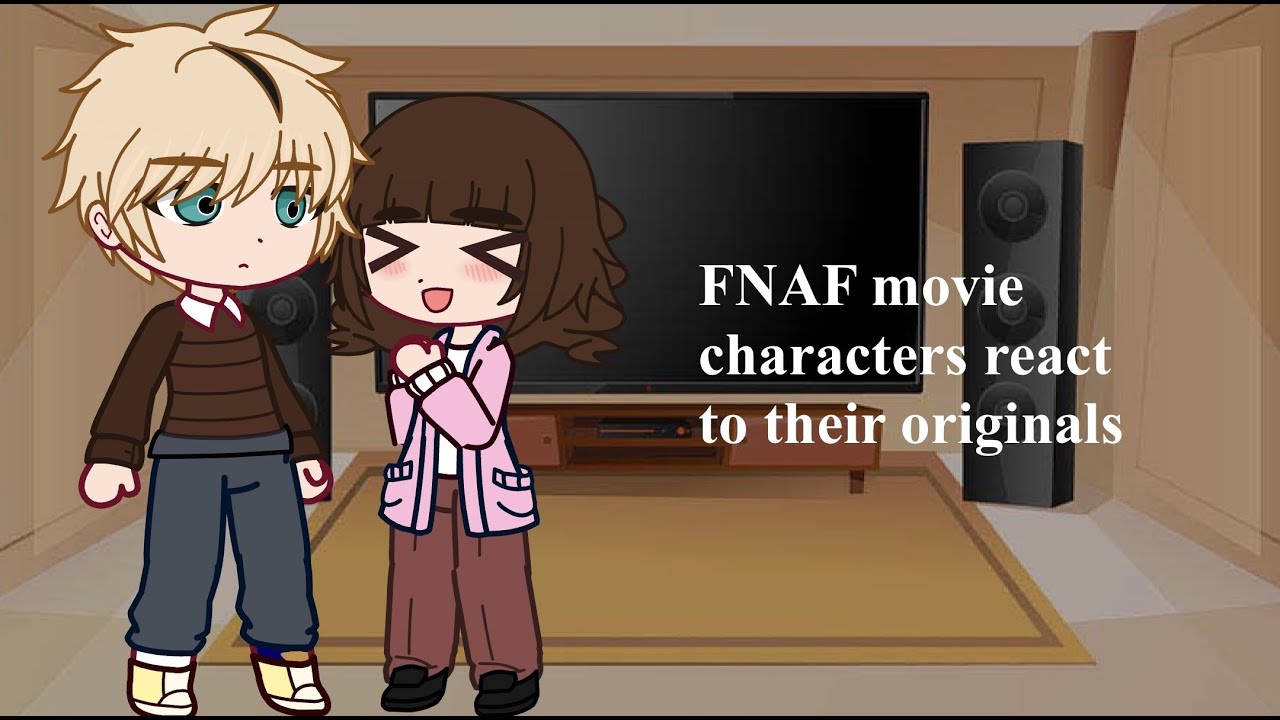 FNAF movie characters react to their originals ||
