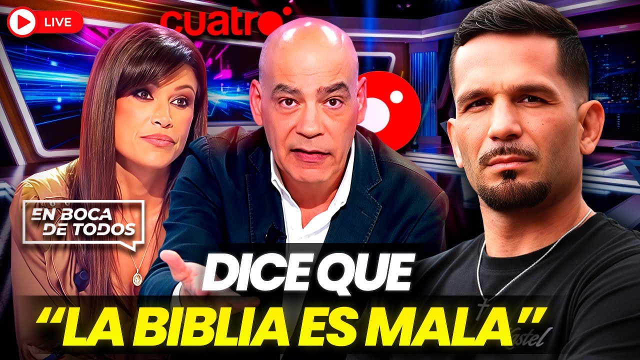 Periodista de TV me ataca por mi MENSAJE B&Iacute;BLICO (Mi Respuesta es Fuerte)