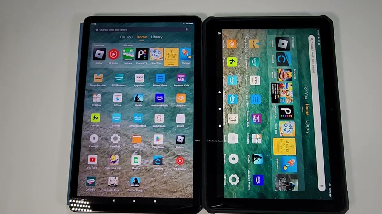Roblox Comparison Amazon Fire Max 11 Vs Fire HD 10 Plus Gameplay