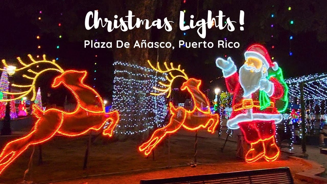 Christmas Lights! | Plaza De Añasco, Puerto Rico