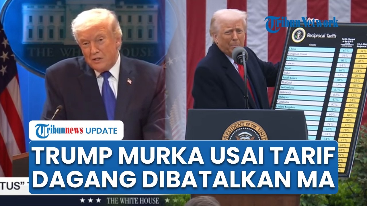 Trump Murka! Sebut Hakim MA Bodoh seusai Tarif Dagang Dibatalkan: Saya Beneran Malu, Mereka Penjilat