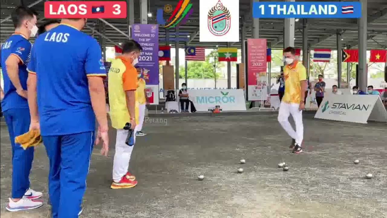 Petanque Seagames 31 Laos vs Thailand