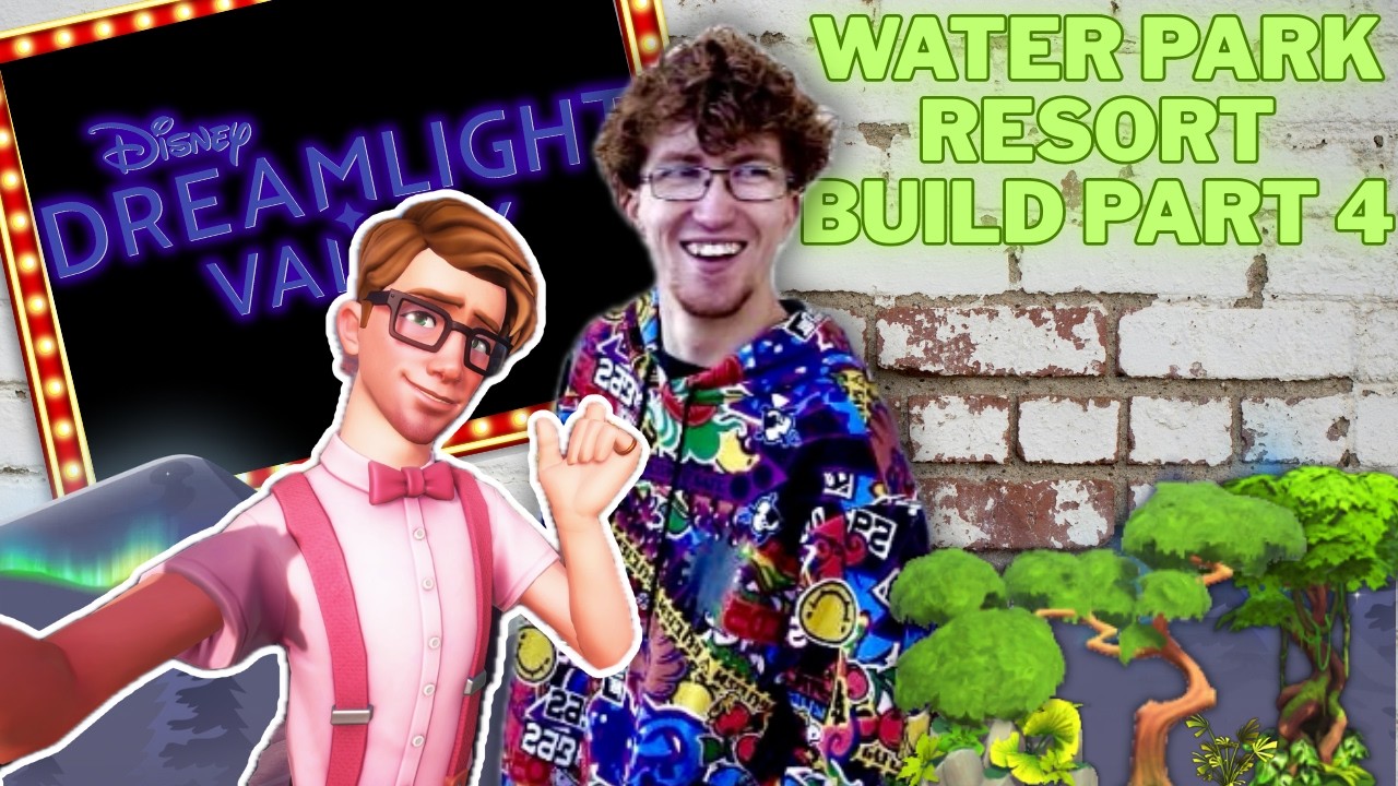 Building a Water Park Resort in the Wild Tangle Part 4 | Chill & Dreamlight & Chat