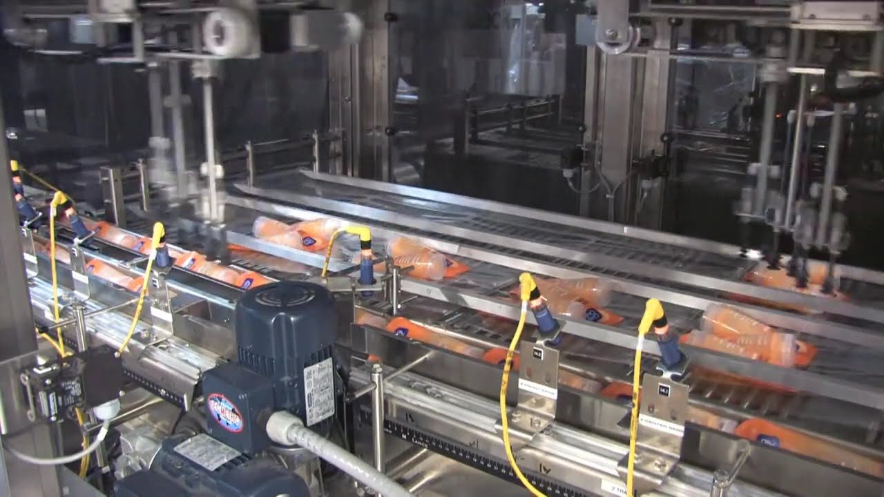 Shrink Bundler and Case Packer for Tube 4-Packs | Polypack End-of-Line Packaging