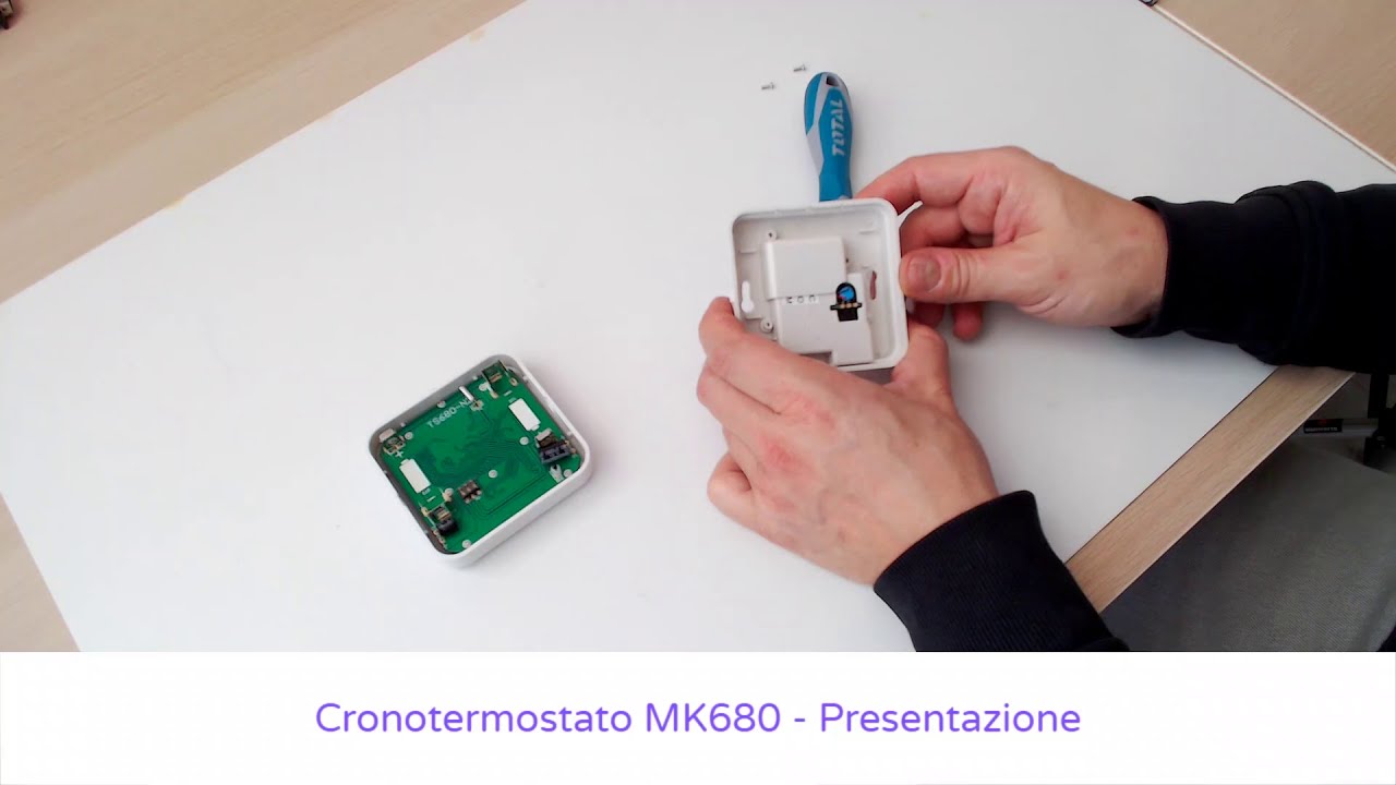 MK680 Cronotermostato, presentazione.