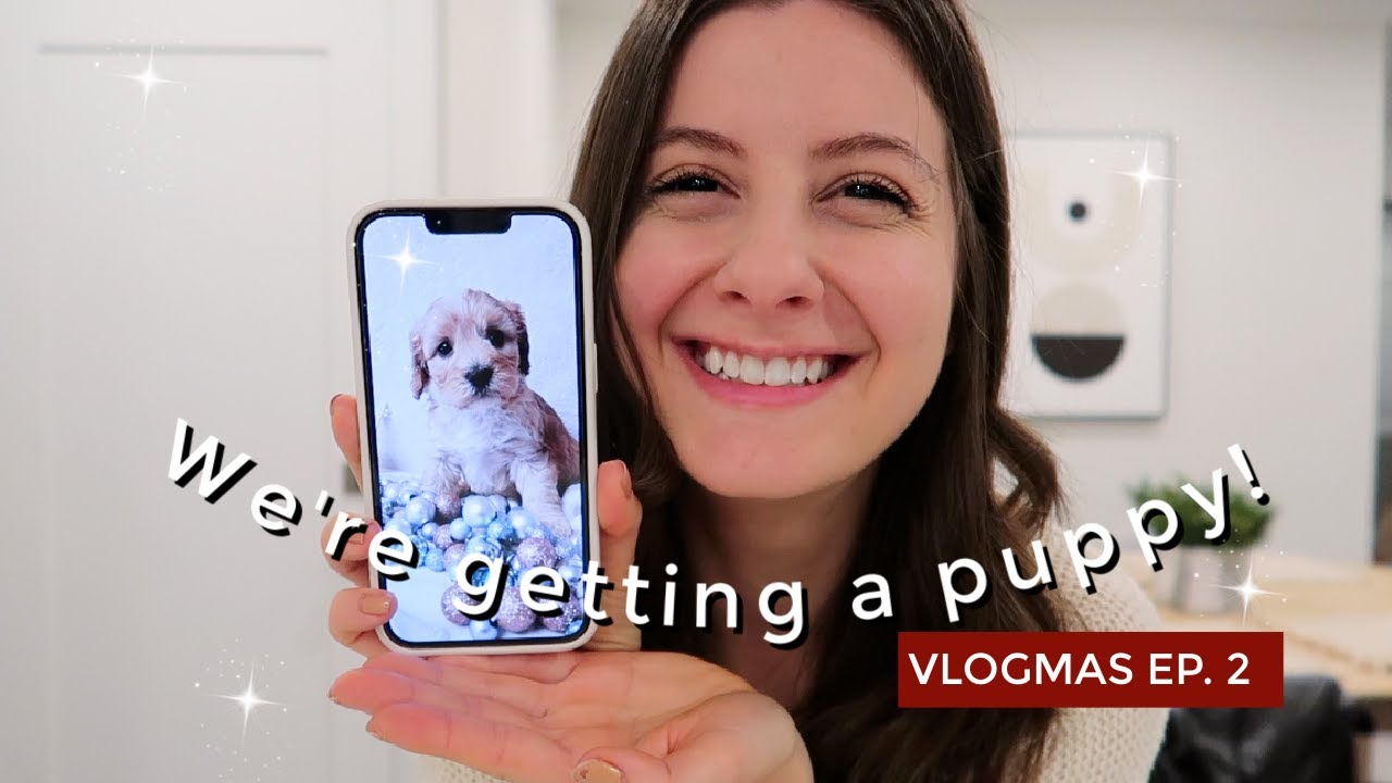 WE'RE GETTING A PUPPY FOR CHRISTMAS! | VLOGMAS Ep. 2