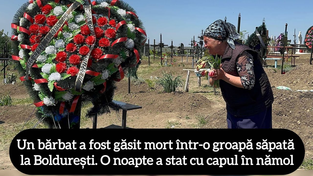 Un bărbat a fost găsit mort într-o groapă săpată la Boldurești. O noapte a stat cu capul în nămol