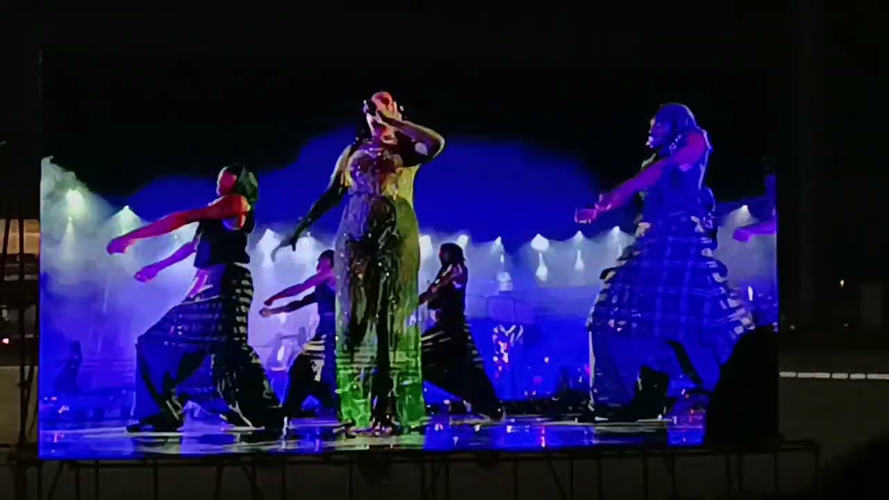 RIHANNA singing WORK!!! || Anant's and Radhika's SANGEET ||