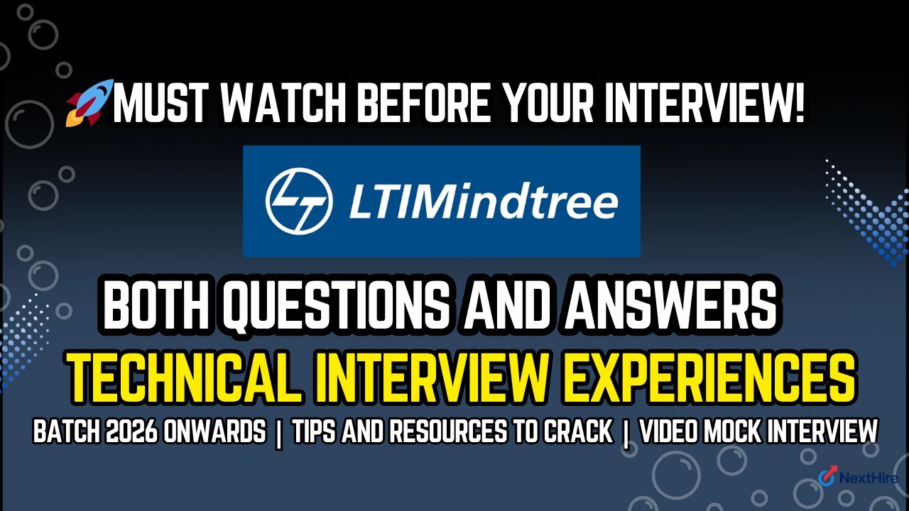 2026 LTIMindtree Technical Interview Questions & Answers | Real Candidate Experience & Prep Tips