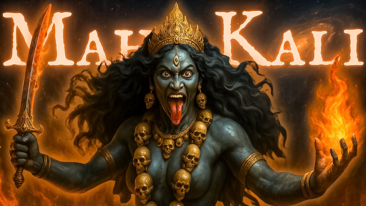 MAHA KALI Mantra🔥BURN 10X YOUR Karma🔥1Hr Root Chakra 396Hz Alpha Binaural Frequency