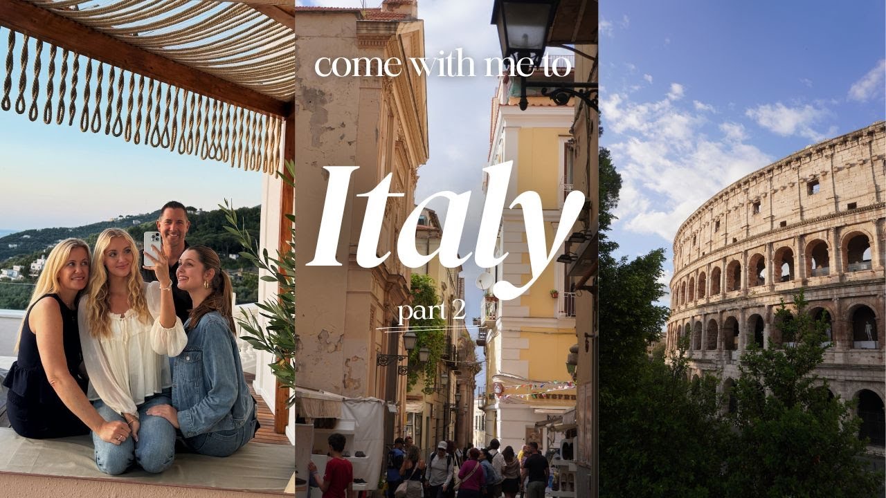 Italy Part 2 || Napoli, Sorrento, Amalfi Coast, Capri, and Rome!