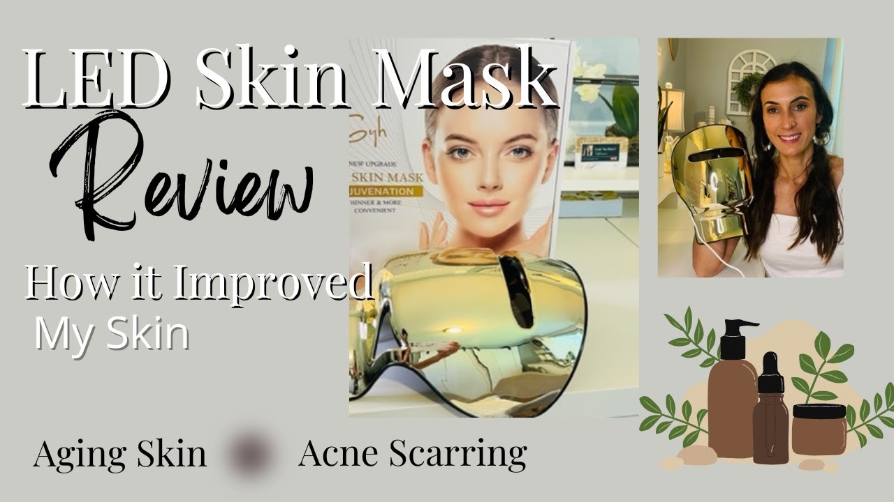 GYH LED Skin Face Mask Beauty Review | At Home Light Therapy for Acne * Mood* Aging * Collagen