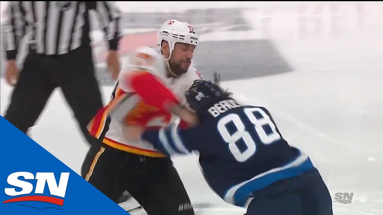 Milan Lucic And Nathan Beaulieu Drop The Gloves To Start Game 4