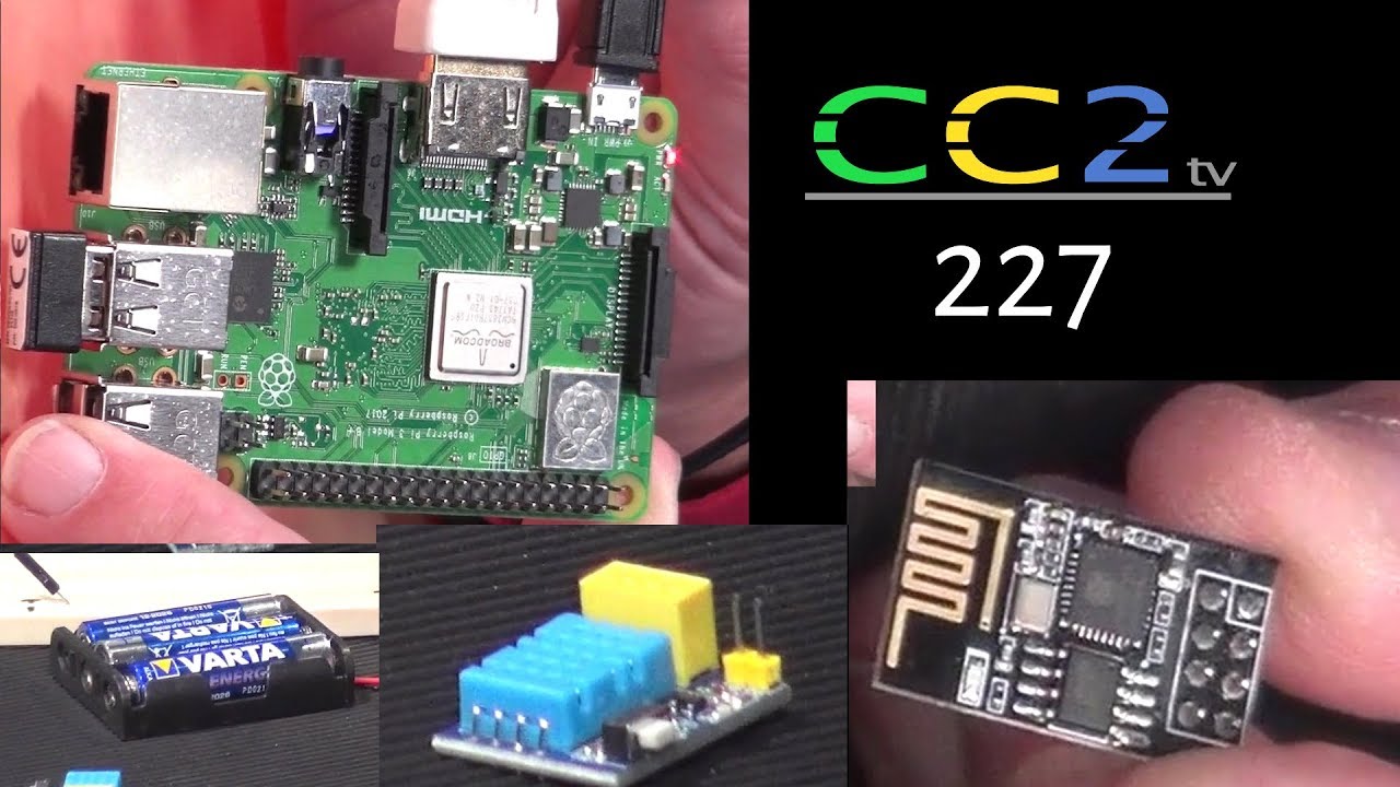 CC2tv #227  WLAN-Thermometer selbst bauen und Der Raspi mit Stahlhelm!