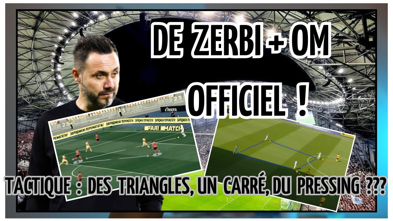 DE ZERBI À L'OM : OFFICIEL ! ZOOM SUR SA TACTIQUE (bcp de risques, le pressing, la relance, etc)