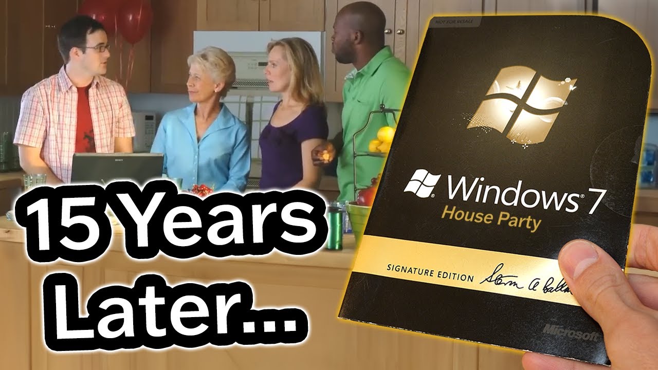 15 Years of Windows 7 - Exploring the Bizarre House Party Pack