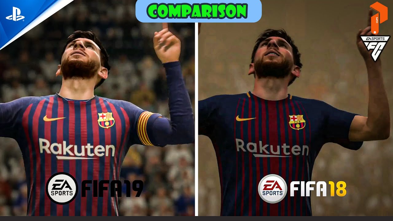 FIFA 19 vs. FIFA 18 PS5 Comparison! (Gameplay, Graphics, Player Animation, and more!) #shorts #fifa