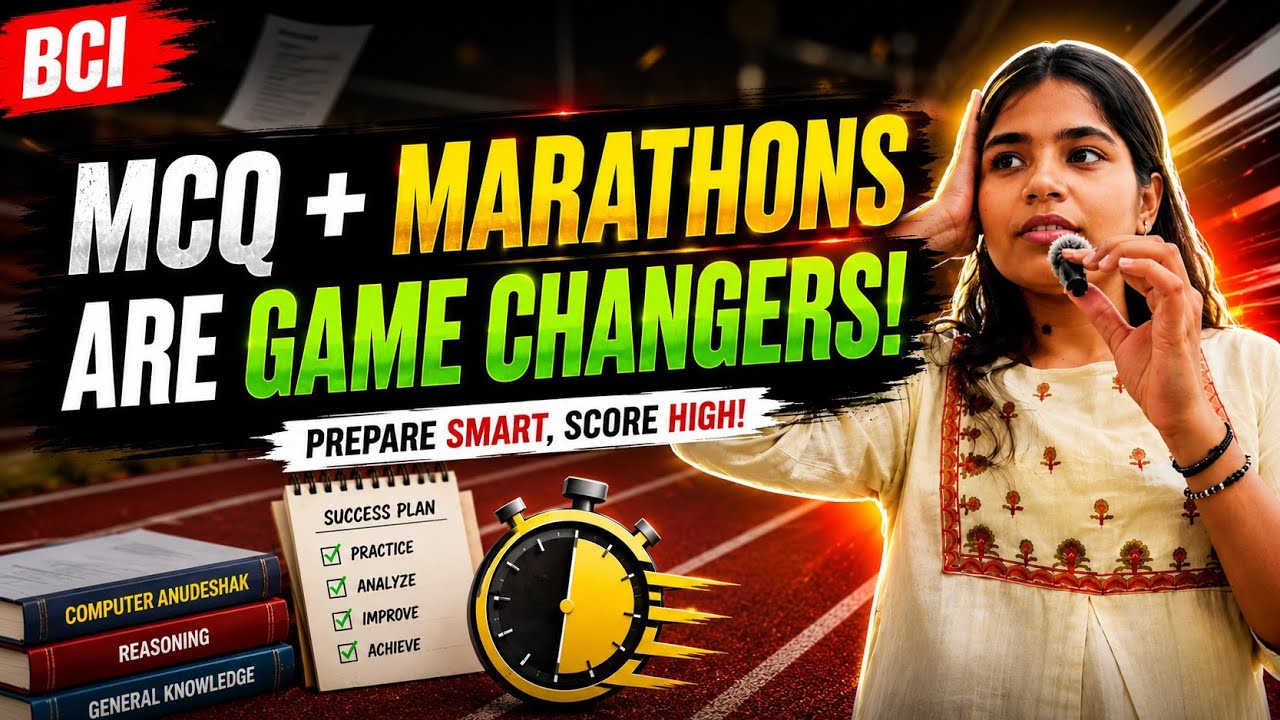 BCI Marathons + MCQs 🚀💯 Computer Instructor 2026 // Basic Computer Instructor #bci #sci #studyvlo...