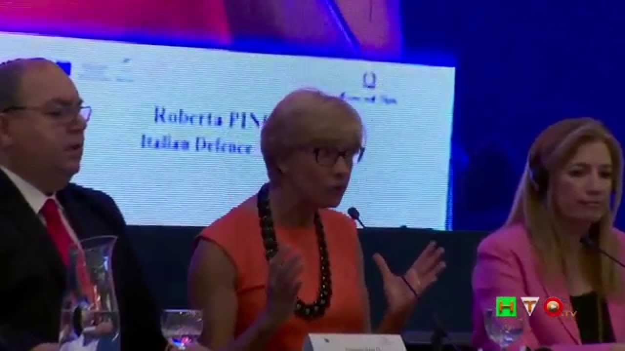 Seminario sulla sicurezza marittima a bordo della portaerei Cavour - www.HTO.tv
