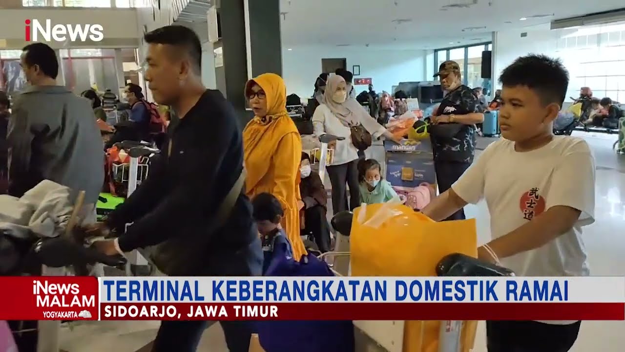 Terminal Keberangkatan Domestik Ramai, Harga Tiket Naik 2 Kali Lipat #iNewsMalam 07/05