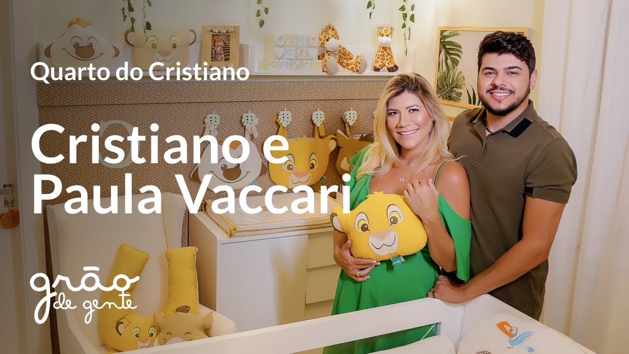 CRISTIANO, DA DUPLA COM Z&Eacute; NETO, ESCOLHE QUARTO DE BEB&Ecirc; AMIGUINHOS O REI LE&Atilde;O | GR&Atilde;O DE GENTE