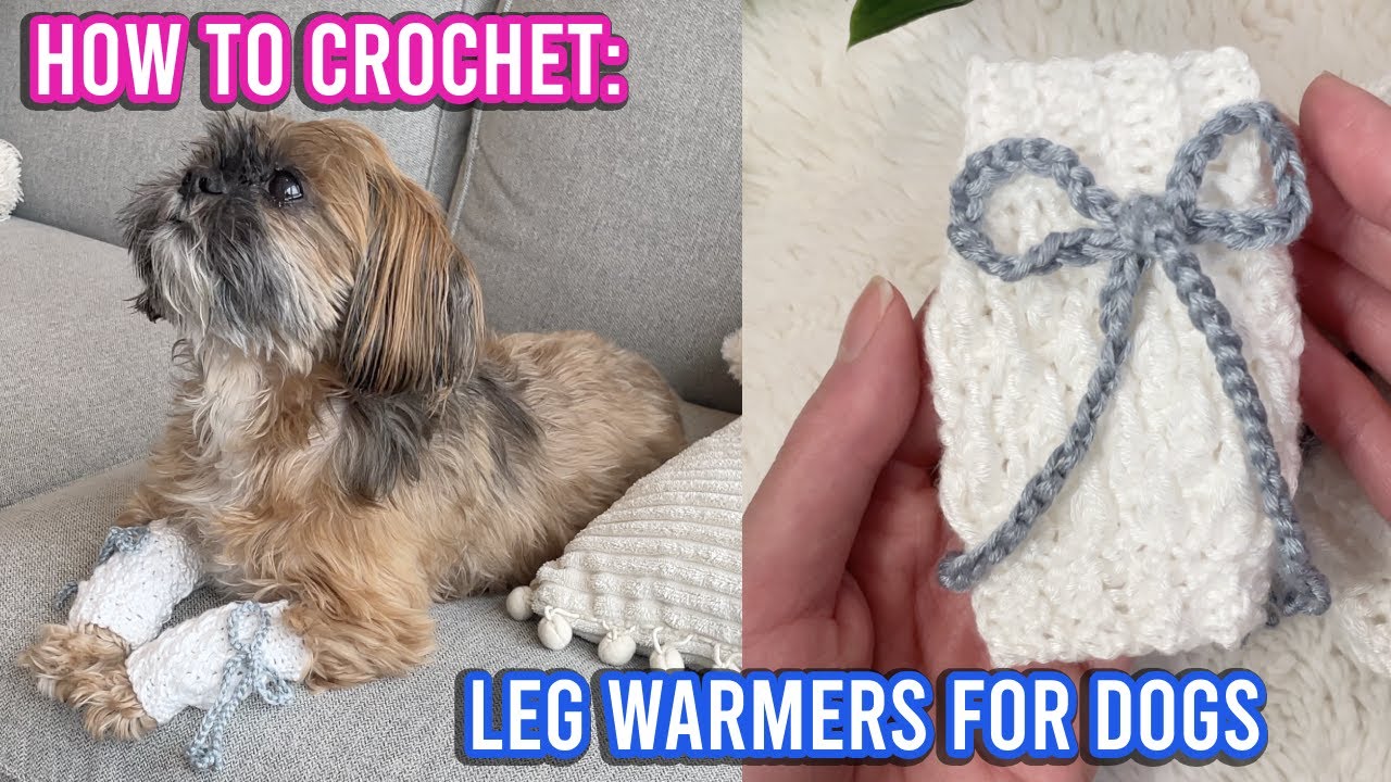 Crochet Dog Clothes/Leg Warmers Tutorial! | For Dogs/Pets | QUICK and EASY