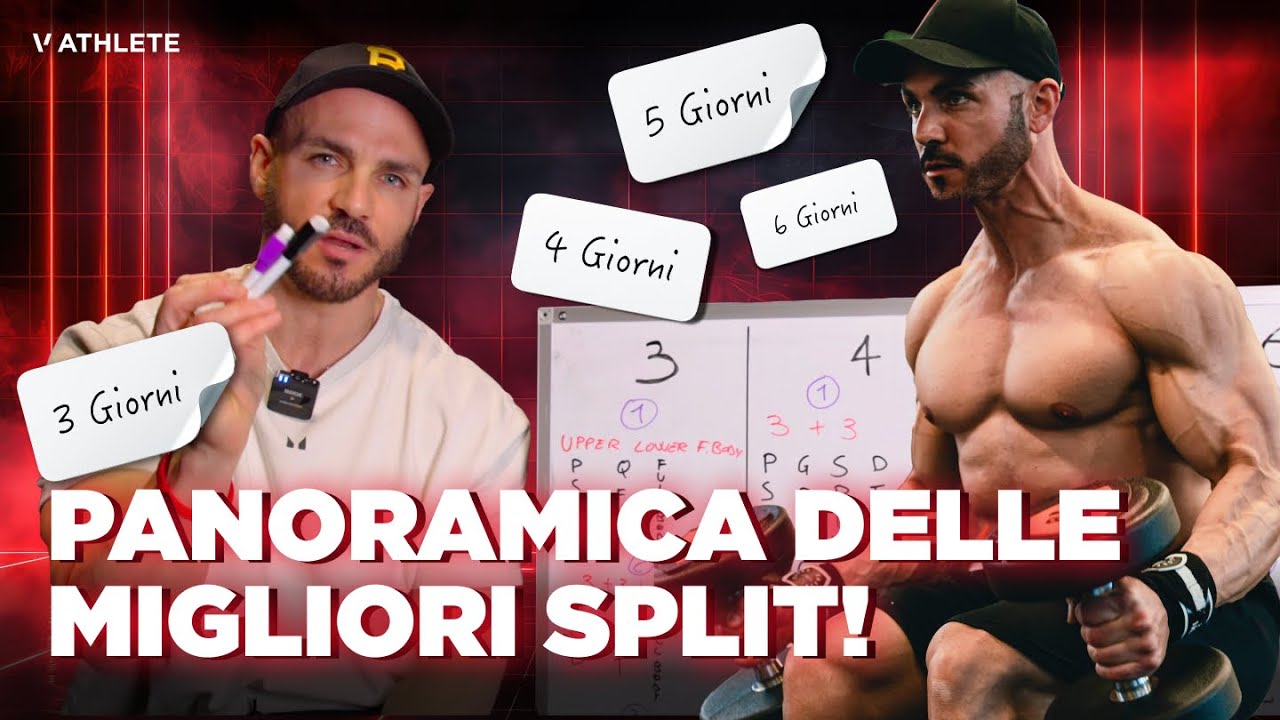 Le MIGLIORI SPLIT per la MASSA - 3, 4, 5 e 6 giorni a settimana