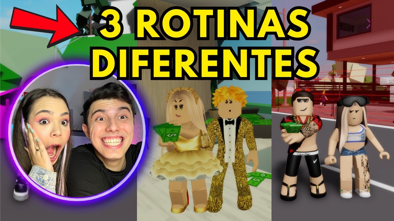 3 ROTINAS minha e da VICKOBABY no BROOKHAVEN! - ROBLOX​ - Feat: @vick.barbosa