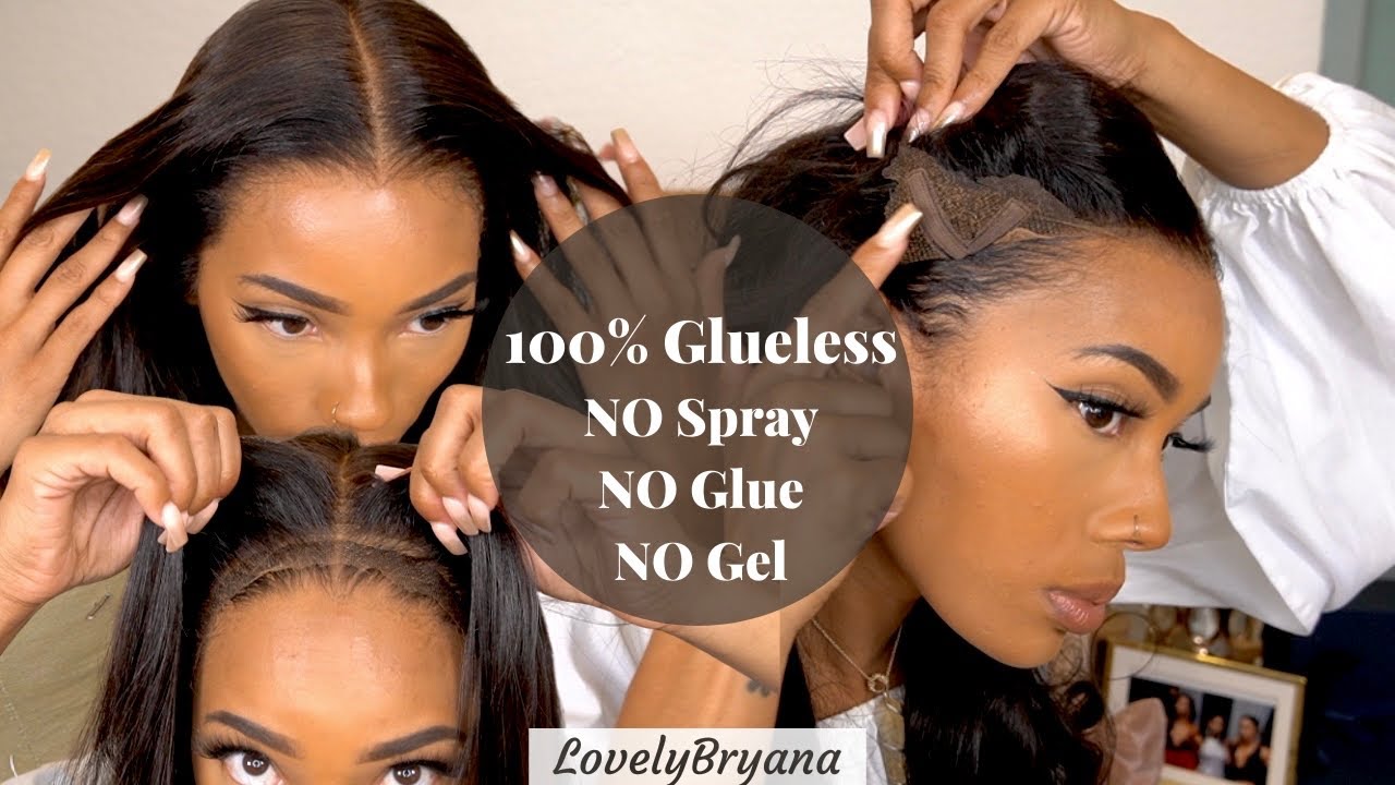 NEW! 100% Glueless Wig For Beginners! Zero Adhesive & No Skills Needed | Hairvivi x LovelyBryana