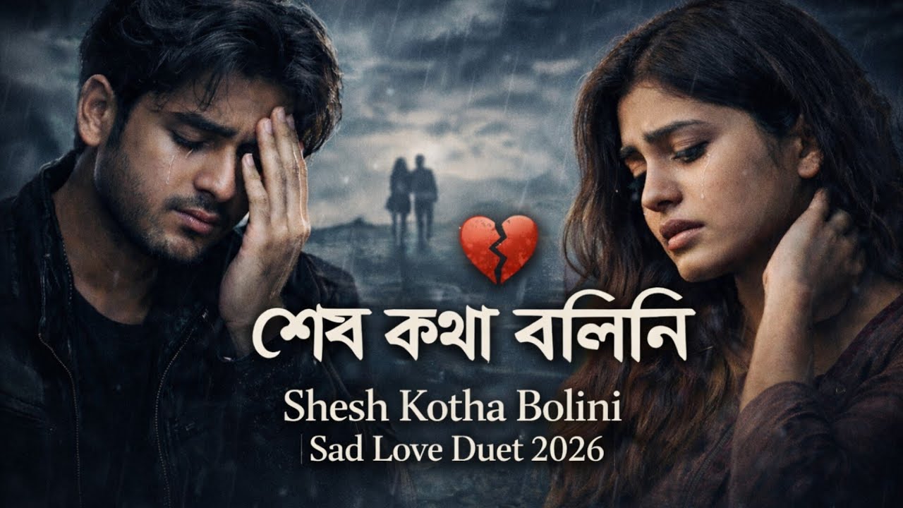 শেষ কথা বলিনি 💔 | Shesh Kotha Bolini | Sad Love Duet 2026আরও ছোট চাইলে: