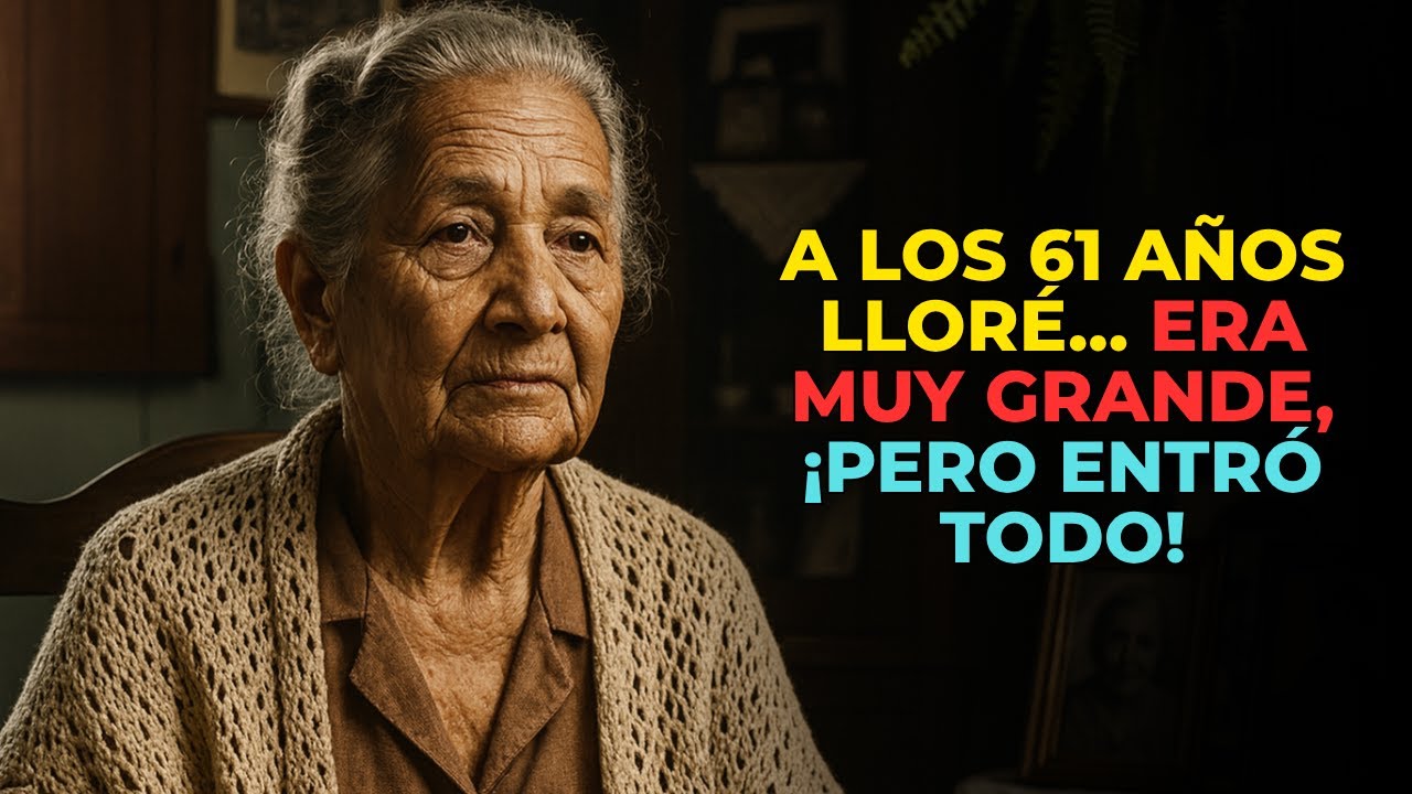 HISTORIA REAL: A LOS 61 AÑOS LLORÉ: ENTRÓ DE PRINCIPIO Y LO CAMBIÓ TODO.