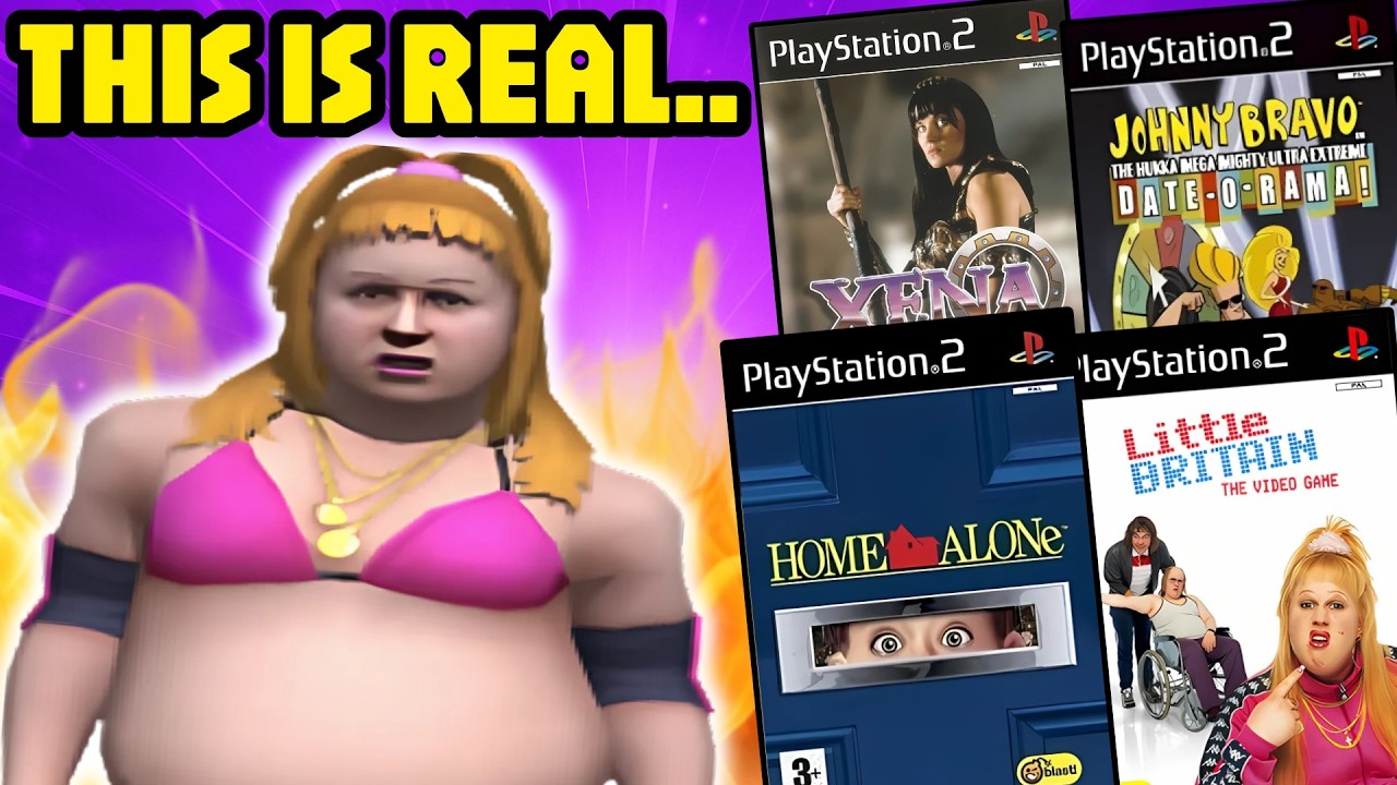 I Played 10 PATHETIC PS2 Shovelware Games..