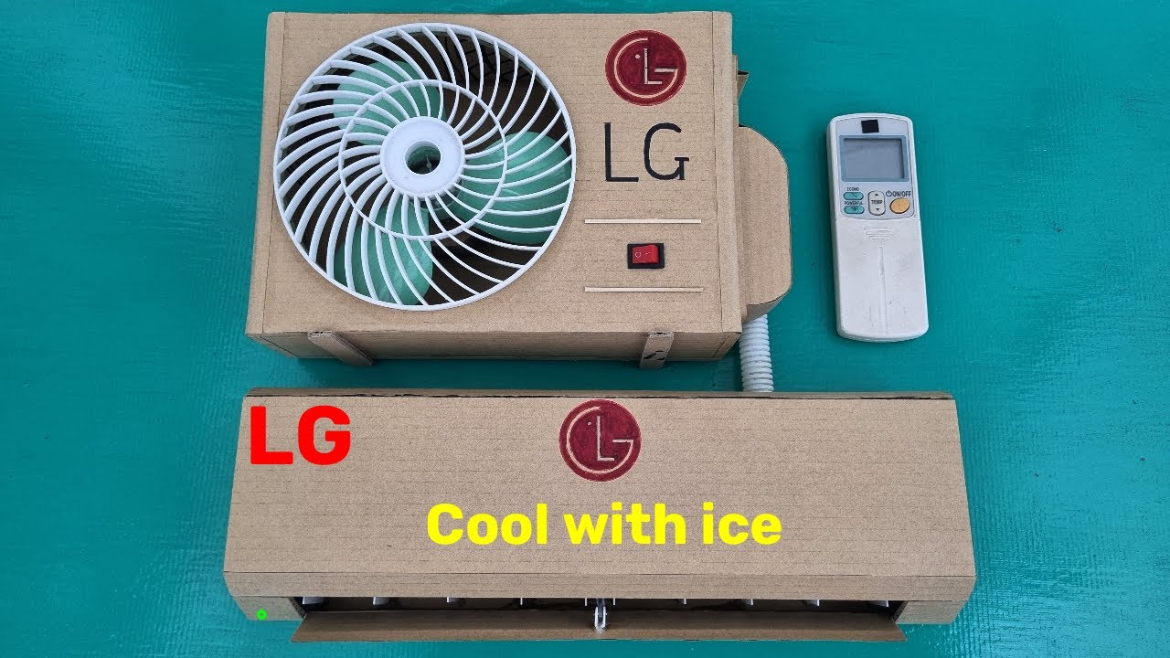 Make an air conditioner out of cardboard, your room cooling solution, get inspiration from LG