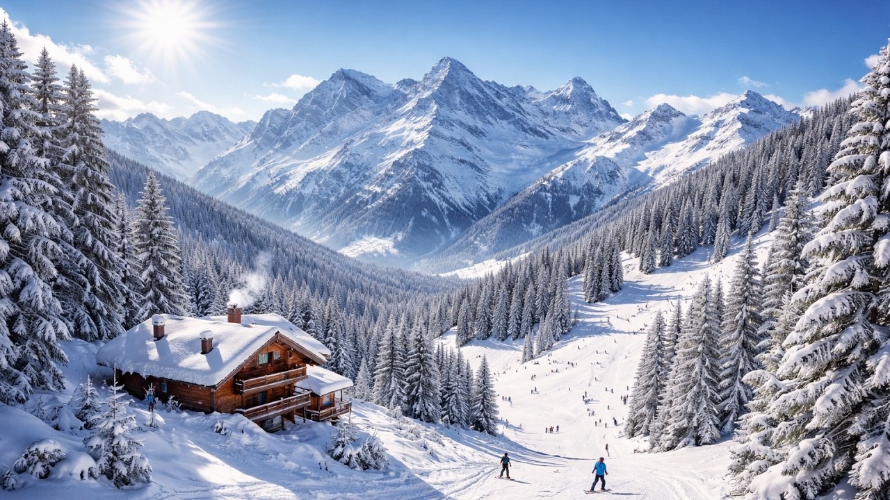 🇨🇭Snowy Peaks of Bretaye: A 4K Walking Tour Above Villars-sur-Ollon | The True Beauty of Switzerland