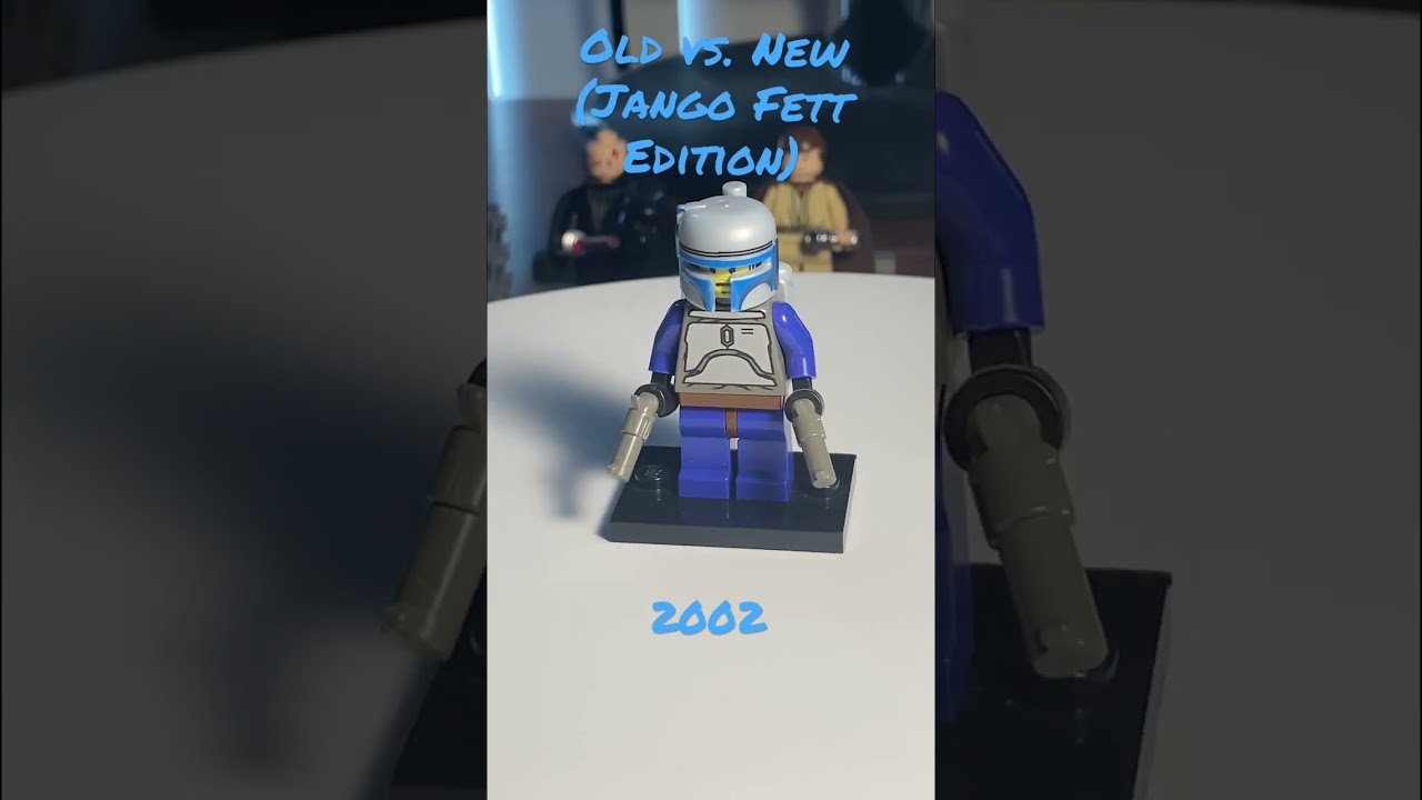 Comparing Old vs. New Lego Star Wars Figures! (Jango Fett Edition) 