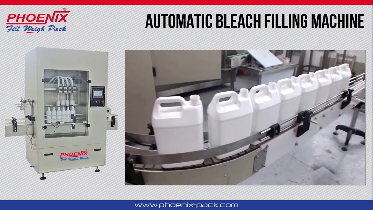 AUTOMATIC BLEACH FILLING MACHINE