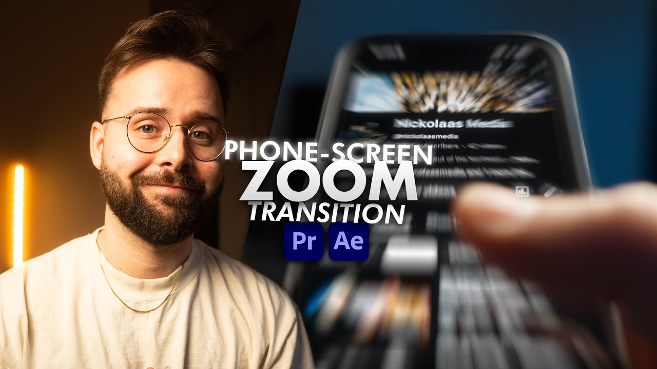 Freeze Frame PHONE Transition - Premiere Pro | After Effects Tutorial