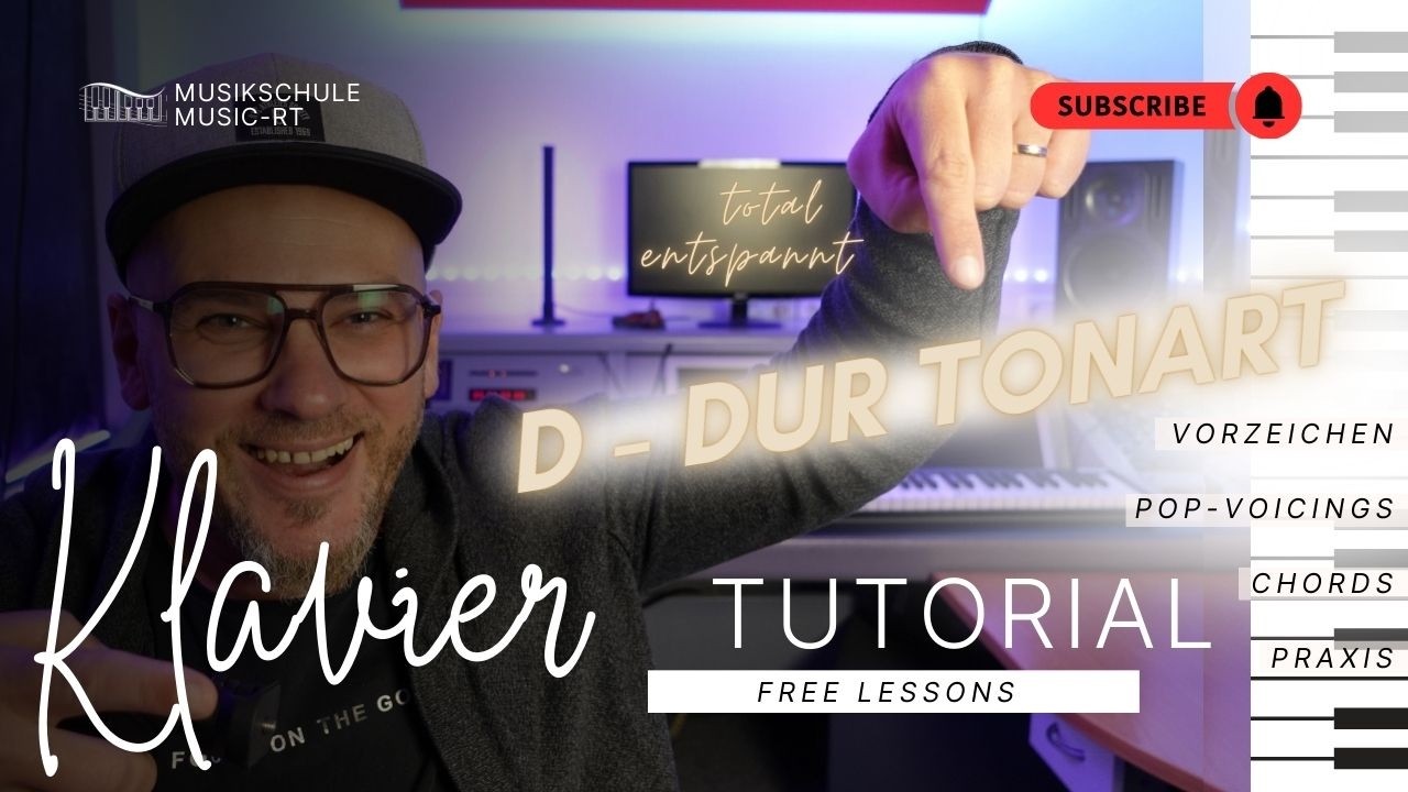PIANO TUTORIAL - MODERNE POP-VOICINGS und AKKORDE in D-Dur