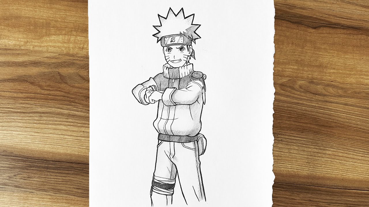 How to draw Naruto full body || Naruto Uzumaki drawing step by step