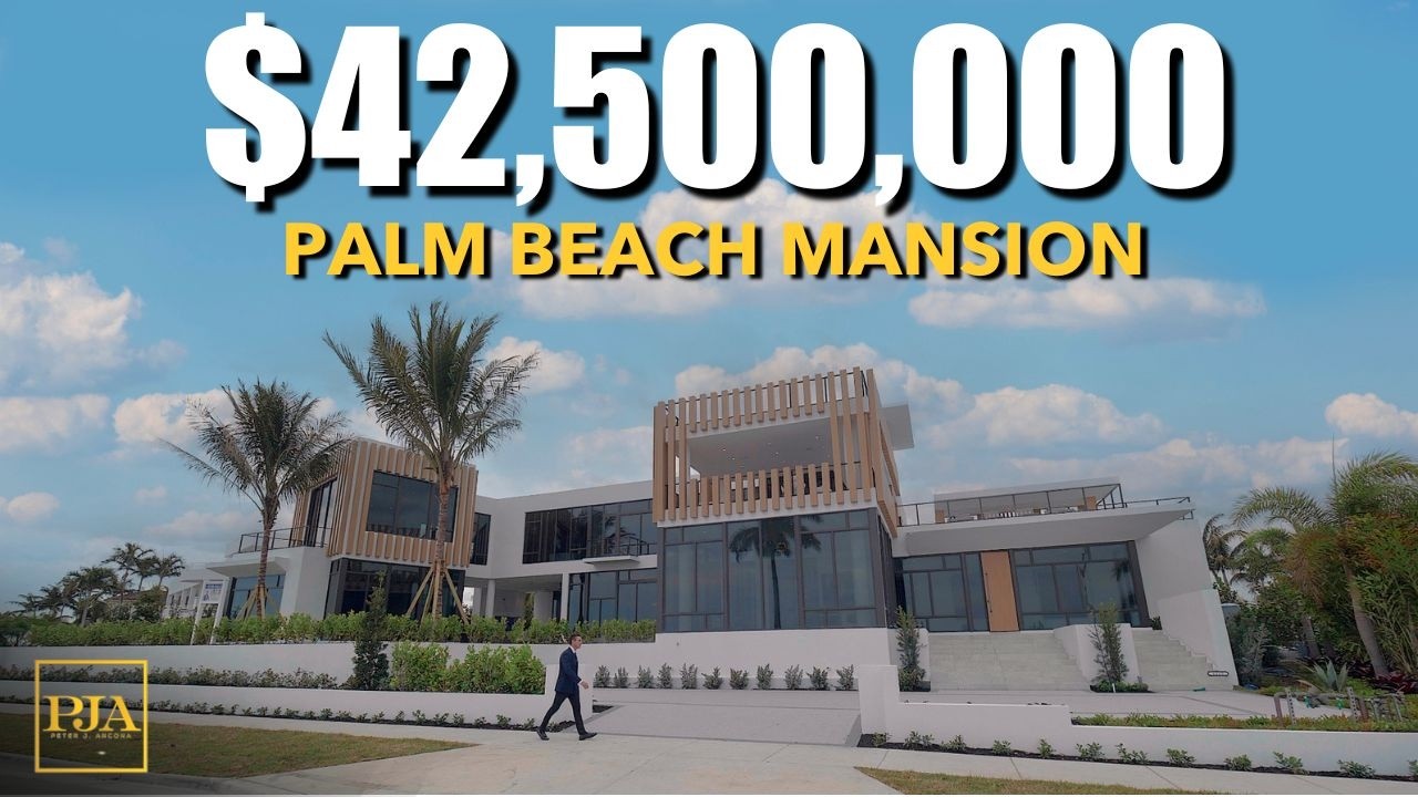 Inside a $42,500,000 Florida MEGA MANSION in Palm Beach | Peter J Ancona