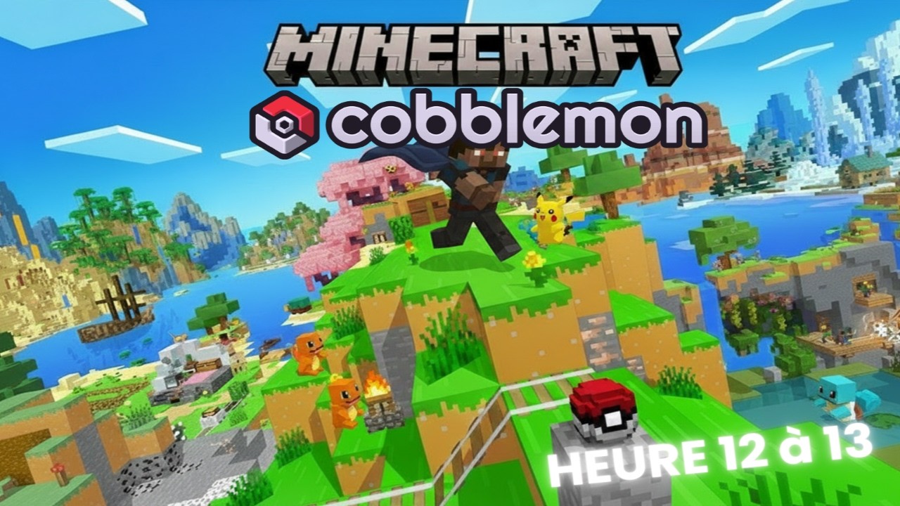 Cobblemon HEURE 12 à 13  : RETOUR EN 2.3 AVEC LE LUCKY-BLOC