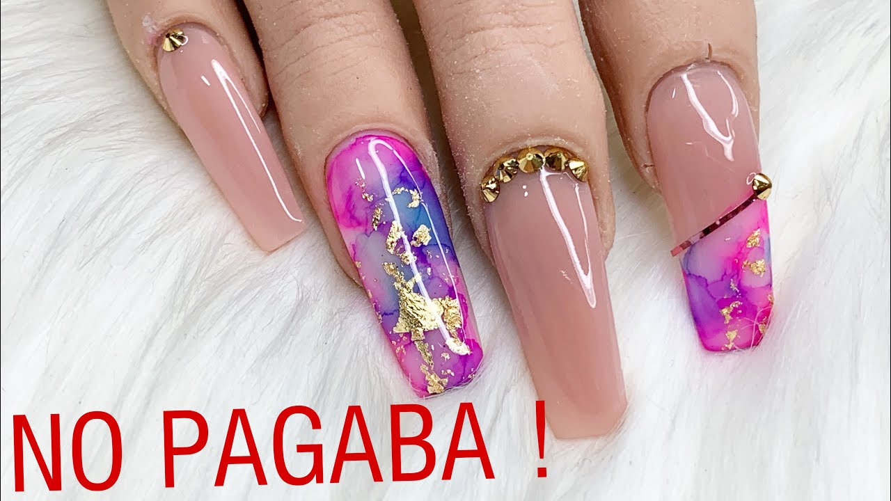MI CLIENTA me PAGO LO QUE QUISO POR LAS UÑAS / STORY TIME  Uñas con tintas de alcohol