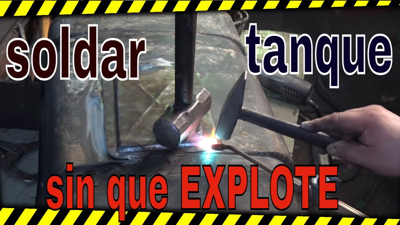 Reparación del tanque de combustible oxidado, COSAS  de talleres