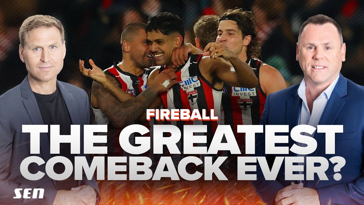 Was that the GREATEST COMEBACK OF ALL TIME? Fireball with Kane Cornes & David King - SEN