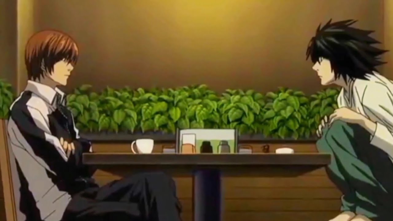 Anime DEATH NOTE | Potongan Cuplikan L dan Light Yagami a.k.a KIRA